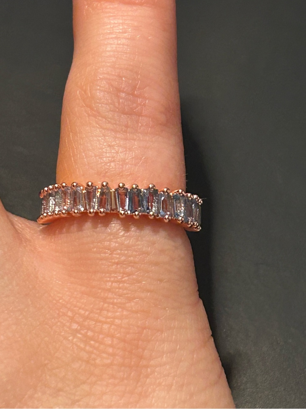 Forever Loved: Aqua Blue Fire Opal on Rose Gold plus a ✨FREEBIE 💍 ✨ - Picture 7 of 7